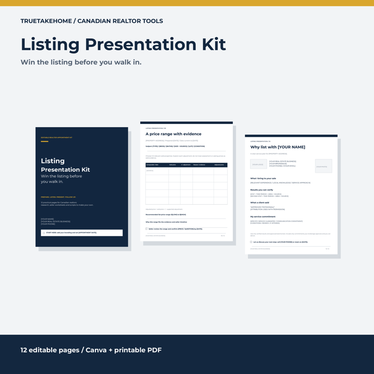 Listing Presentation Kit product cover
