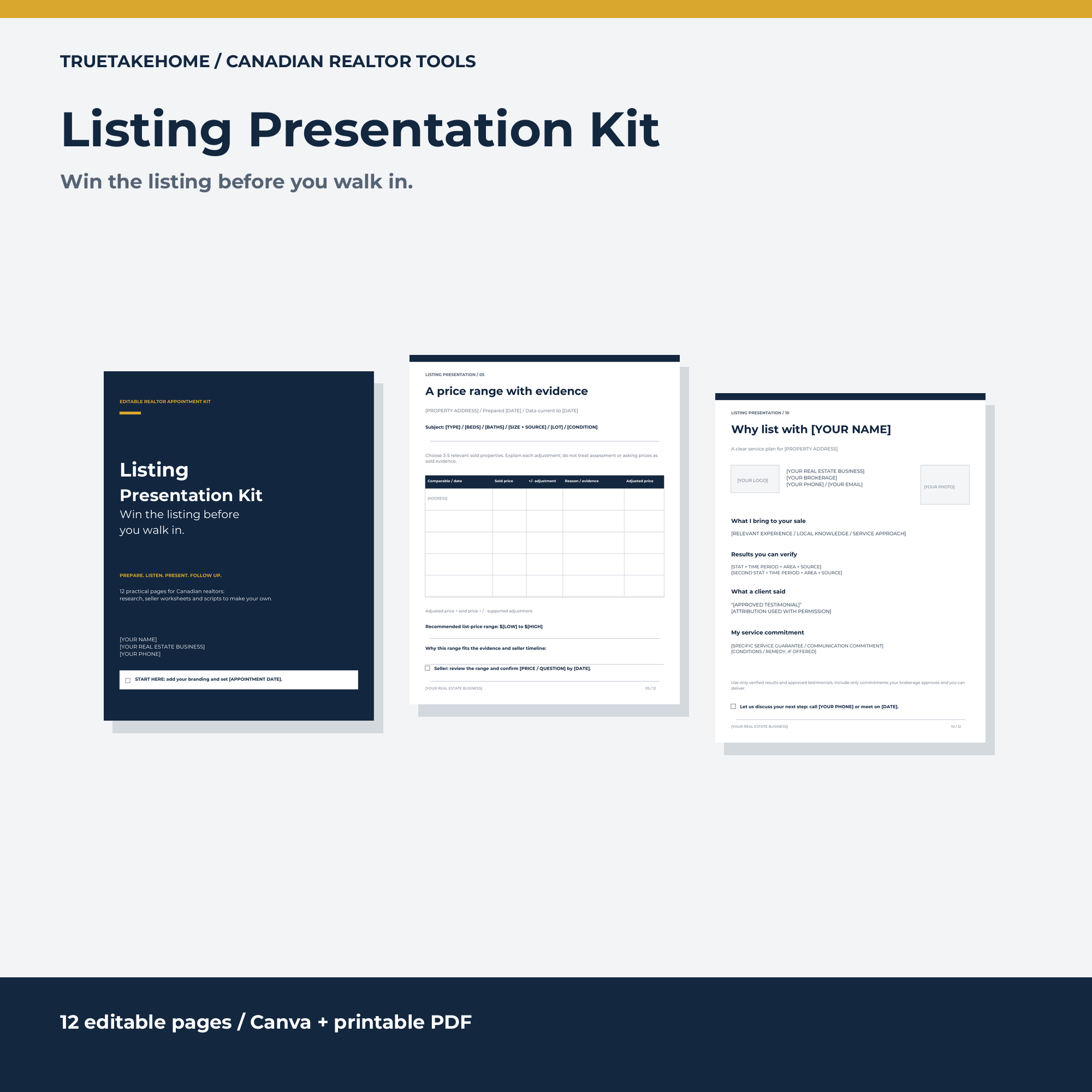 Listing Presentation Kit product cover
