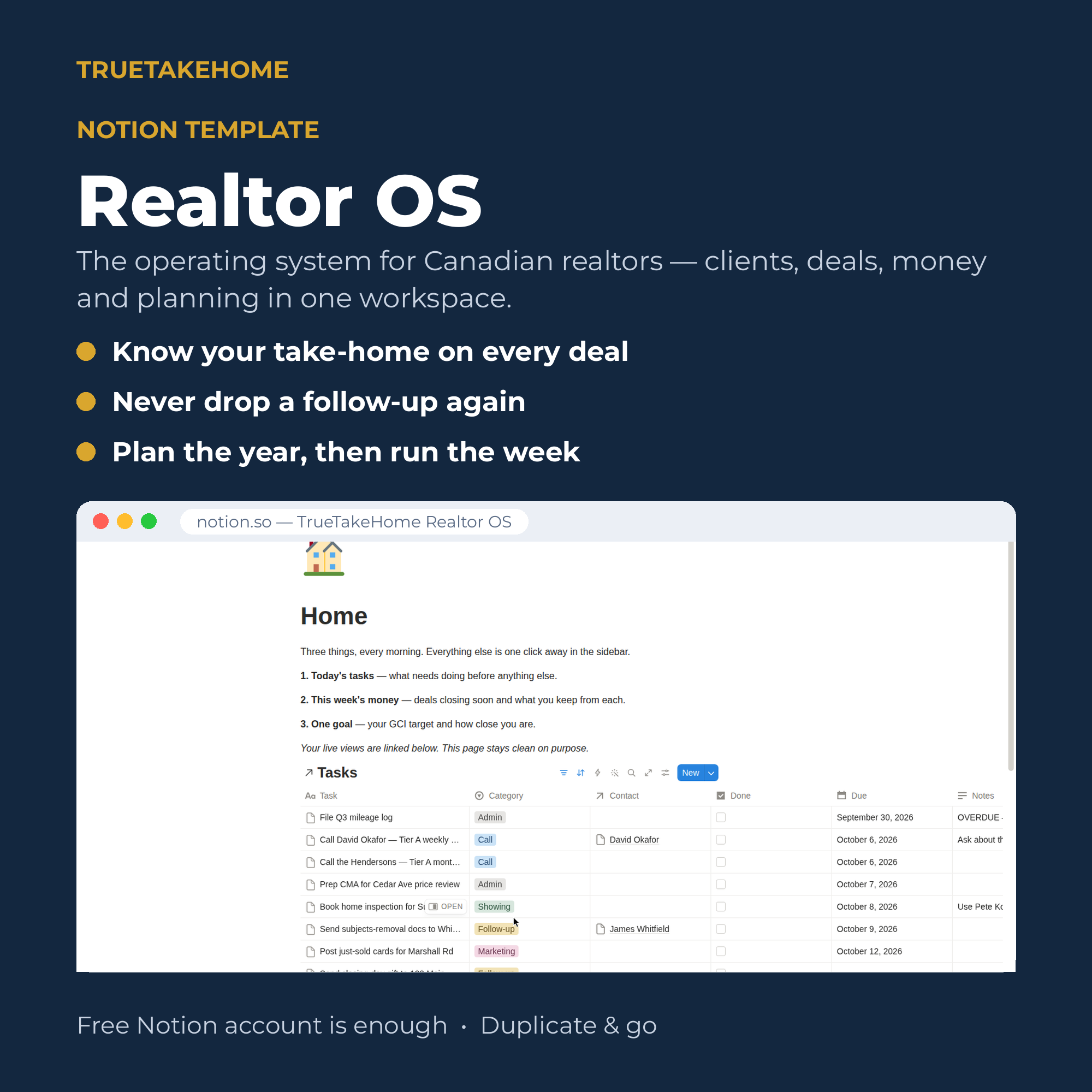 Notion Realtor OS product cover