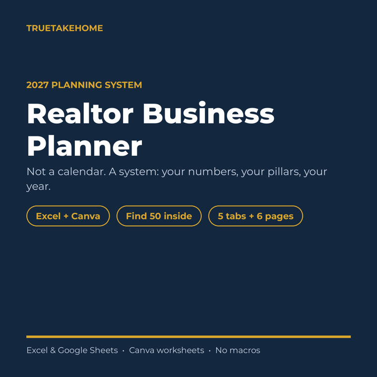 2027 Realtor Business Planner product cover