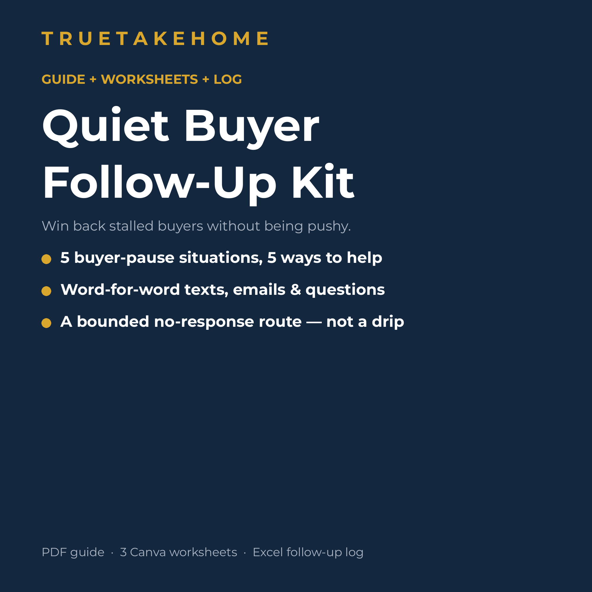 Quiet Buyer Follow-Up Kit product cover
