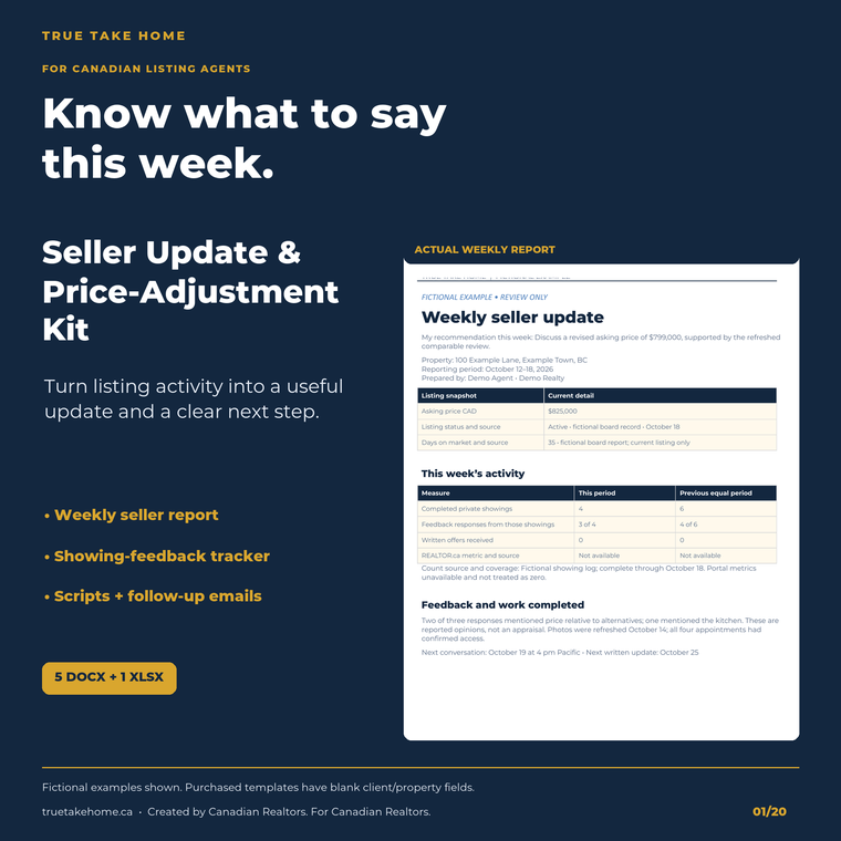 Canadian Seller Update & Price-Adjustment Kit product cover